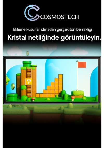 Nintendo Switch 2 Uyumlu 7'' 7.9'' 9h Temperli Cam Kırılmaz Ekran Koruyucu, Hd Clear, Toz Önleyici, Kabarcık Önleyici, 9h Hardne