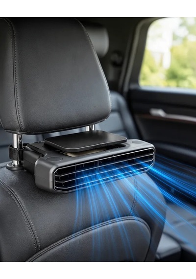 Astraltech Aroma Hazneli 5 Kademe Fanlı Araç Koltuk Başlığı Çok Renkli