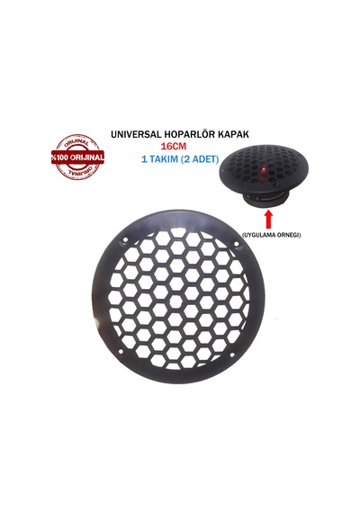 Oto Hoparlör Midrange Plastik Kapak 16Cm