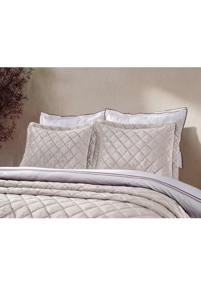 Doqu Home Luxury Yatak Örtüsü Imperial Çift Kişilik - Bej