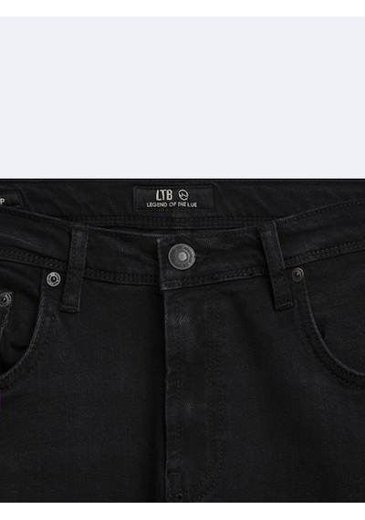 LTB Sawyer P Slım Fit Orta Bel Koyu Gri Jean Pantolon Açık Gri