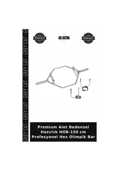 Premium Alet Bedensel Hazırlık Hob-150 Cm Profesyonel Hex Olimpik Bar