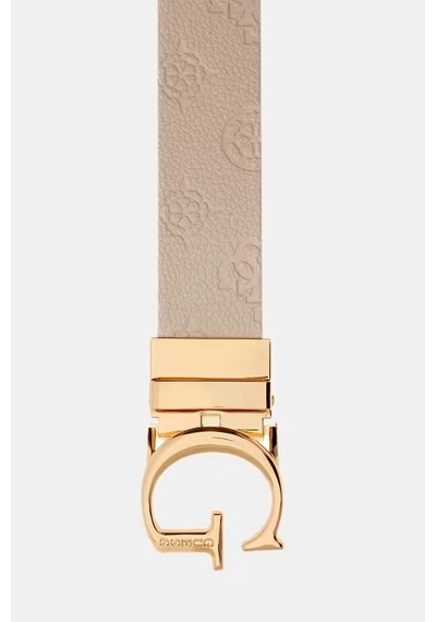Guess Ella Logo Çift Taraflı Kadın Kemer Bw7861p3430 Kahverengi