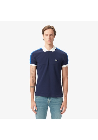 Lacoste Erkek Regular Fit Renk Bloklu Polo Lacivert