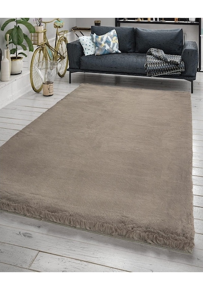 Jassrug Fuzzy Kürk Halı 120 x 180 Antrasit