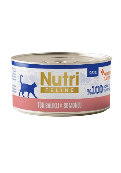 Nutri Feline Ton Balıklı Ve Somonlu Tahılsız Kedi Konservesi 70 Gr