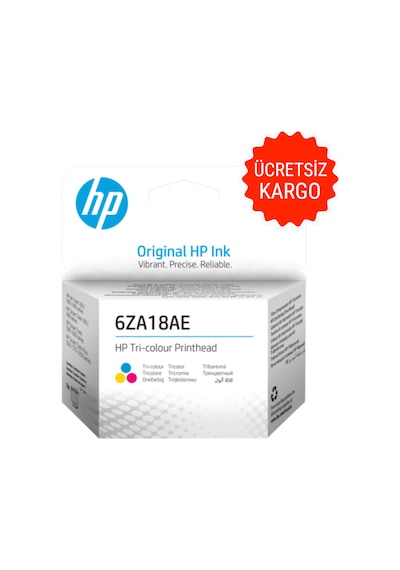 Hp 6ZA18AE Renkli Baskı Kafası