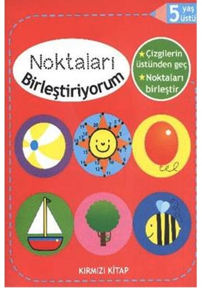 Noktaları Birleştiriyorum Kırmızı Kitap - 5 Yaş Üstü- Parıltı Yayınları