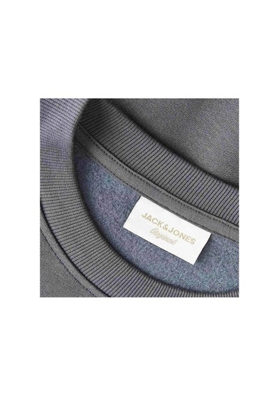 Jack & Jones 12290659 Jorlogo Sweat Asphalt Erkek Sweatshirt Antrasit