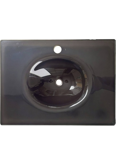 Brezza - Antrasit 58 81 Cam Lavabo - 55011297- Antrasit