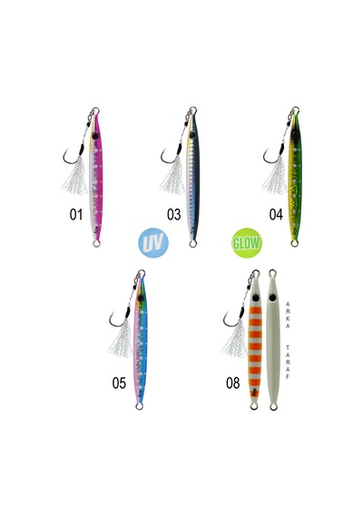 Captain 3631 Crawler Jigger 40gr Light Jig Suni Yem