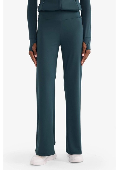 Defacto Wide Leg Sporcu Pantolon E9556ax26spgn1051 Yeşil-gn1051
