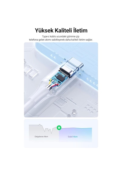 Pd Type-c Ultra Hızlı Kırılmaz Siyah Şarj Kablosu Belirtilmemiş