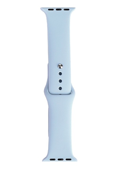 Mobilteam Watch 7 41mm Band Serisi Klasik Kordon Silikon Strap Kayış-custom Sky Blue