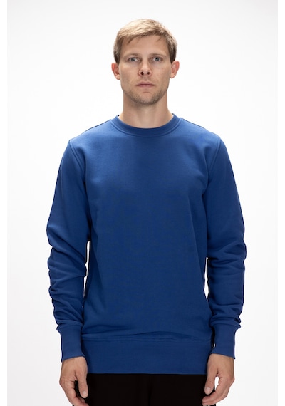 Bad Bear Corner Baskılı Parlament Mavisi Crewneck Erkek Sweatshirt Parlement Mavisi