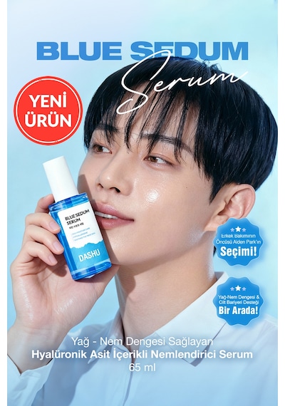 Dashu Blue Sedum Yağ ve Nem Dengesi Sağlayan Hyalüronik Asit İçerikli Nemlendirici Serum 65 ML