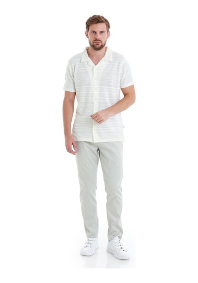 Hatemoğlu Beyaz Regular Fit Düz Polo Yaka Tişört 35362024c015 001 Beyaz
