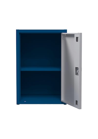 Çelik Dosya Dolabı Metal Dolap Ofis Dolapları Arşiv , Garaj , Bahçe , Kiler , Balkon 50x42x75 Mavi / Gri