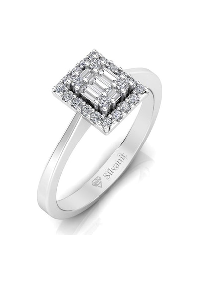 0,25 Karat Pırlantalı Baget Yüzük (481982083)