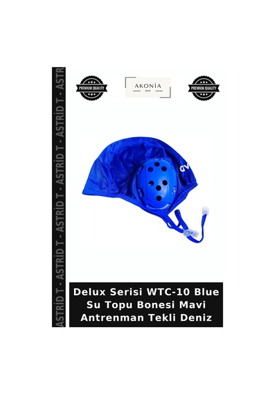 Delux Serisi Wtc-10 Blue Su Topu Bonesi Mavi Antrenman Tekli Deniz