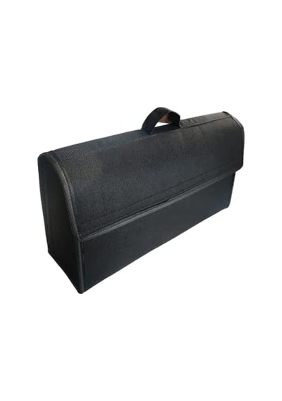 Araç Bagaj Çantası Oto Bagaj Düzenleyicisi Organizer Siyah 50x20x15cm Su Geçirmez İthal Keçe Kumaş