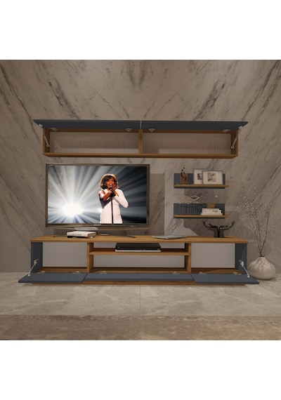 Decoraktiv Trendstyle 5 Mdf Tv Ünitesi Tv Sehpası Pera - Antrasit