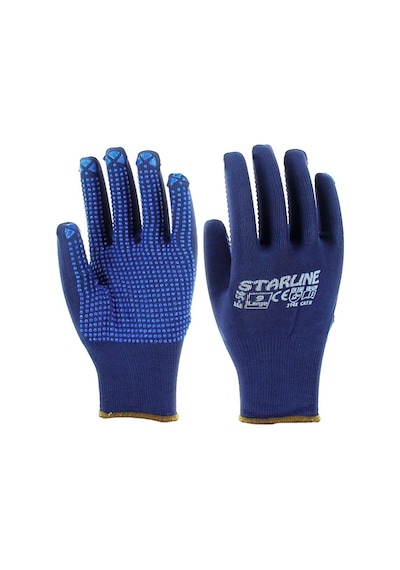 Starline E-56 Pvc Puanlı Örgü Eldiven (411516037)