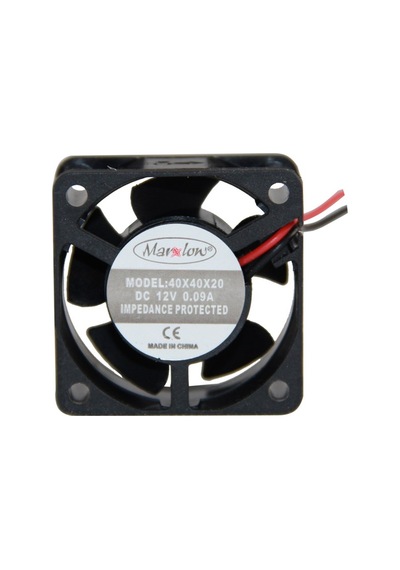 40X40X20Mm 12V Dc 2 Pin Plastik Kasa Fanı