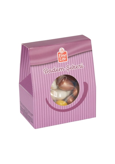 Fine Life Şeker Ve Sütlü Çikolata Kaplı Badem Draje 100 G 3'li Ekonomik Paket - 3 Adet Tarı
