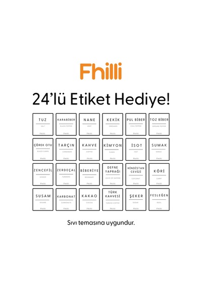 Nova - 12'li Bambu Vakum Kapaklı Etiket Hediyeli Cam Saklama Kabı Baharatlık Seti 350 Ml Diğer