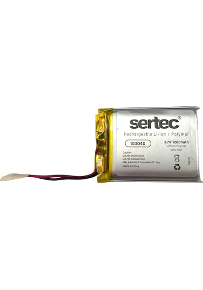 Sertec 103040 3.7v 1200mah Li-ion Polymer Pil