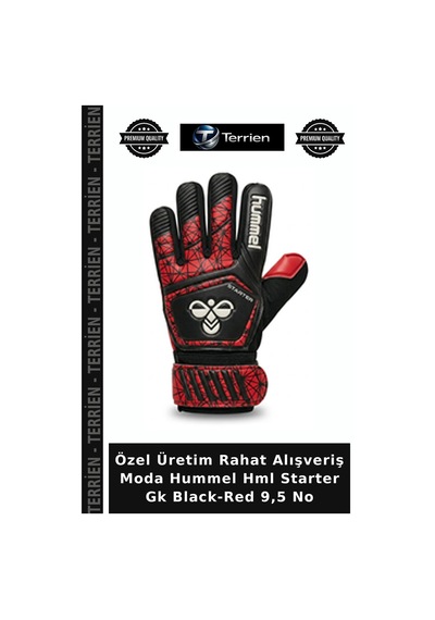 Özel Üretim Rahat Alışveriş Moda Hummel Hml Starter Gk Black-red 9,5 No Kırmızı - Siyah