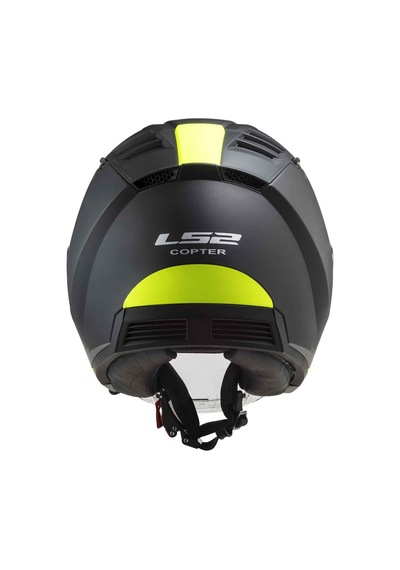 Ls2 Copter 2 Urbane Açık Motosiklet Kaskı Siyah - Sarı