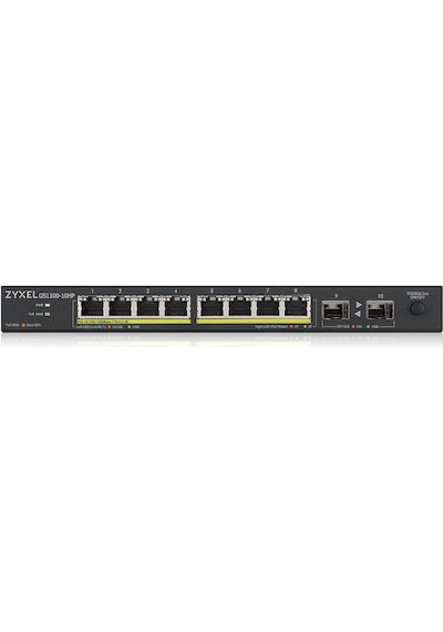 Zyxel GS1100 10HP 8 Port 2 SFP Gigabit Poe Switch