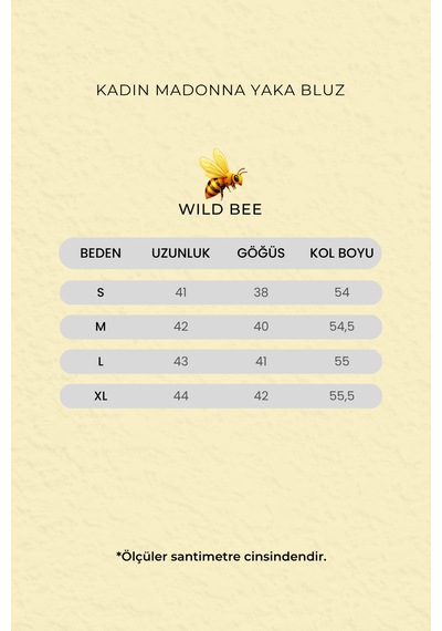 Wild Bee Kadın Lila Yumuşak Dokulu Vücudu Saran Madonna Yaka Bluz