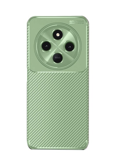 Redmi 14c Kılıf Auto Focus Karbon Kapak - Su Yeşili Bz8683140817336