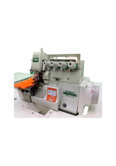 Sk-700-04d 4 Iplik Kafadan Motorlu Overlok Makinası
