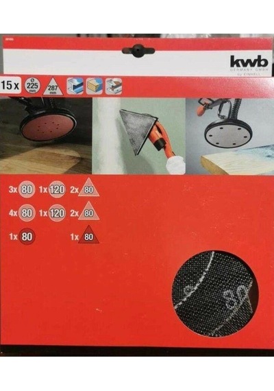491065 Duvar Zımpara Kağıdı 225 Mm 15li Paket