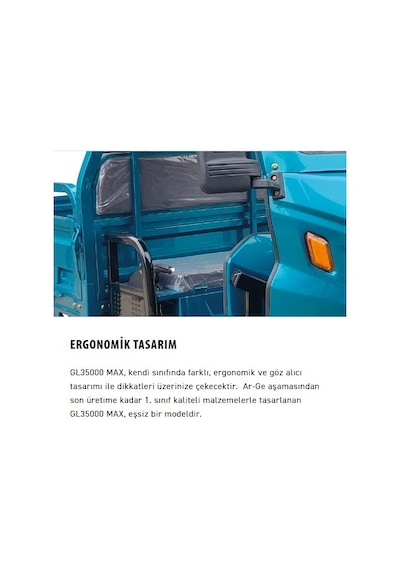 Kuba Gl35000 Elektrikli Pikap Kabinli Beyaz