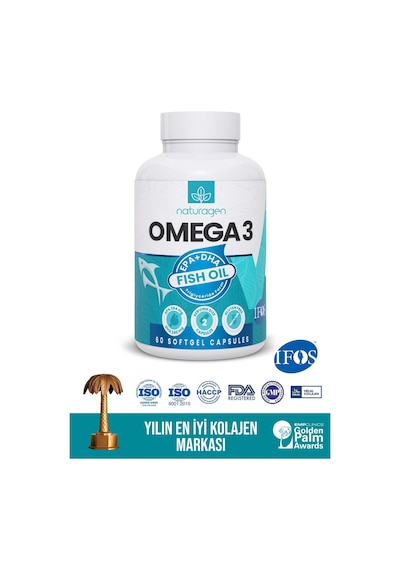 Naturagen Omega3 Fish Oil 1200 Mg 60 Softgel