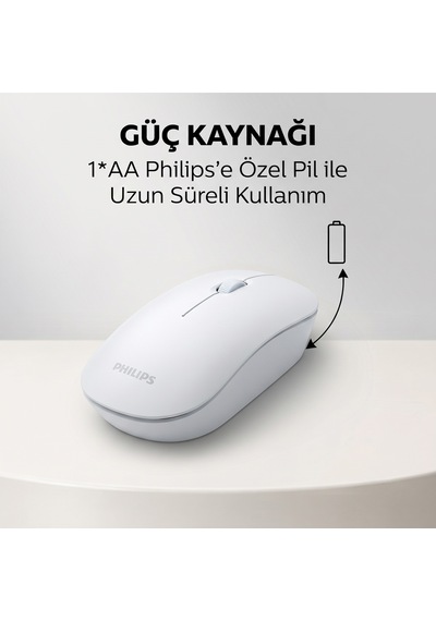 Philips SPK7315 Kablosuz 1200DPI 3 Tuşlu Optik Mouse