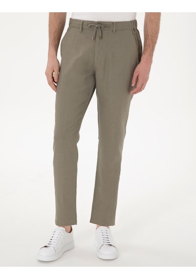 Pierre Cardin Erkek Haki Pantolon Kanvas-chino 50301811-vr027 Haki