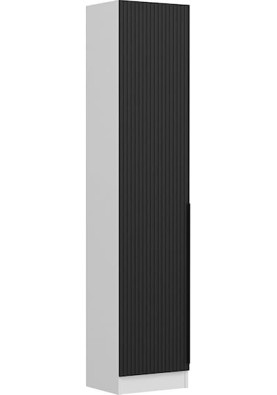 Minar Kale 210 Cm 1 Kapaklı 1b Raf Portmanto Byz Mbr Çizgili Ant
