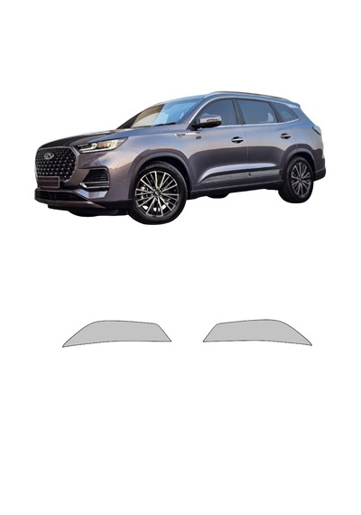 Chery Tiggo 8 Pro Max Özel 210 Mikron Premium Tpu Ppf Film Kaplama Ön Farlar
