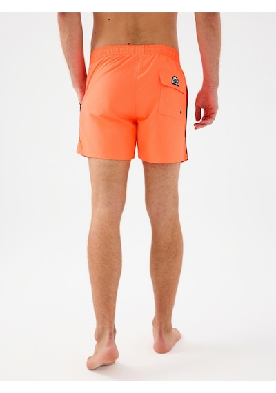 Regular Fit Erkek Deniz Şortu Neon Orange