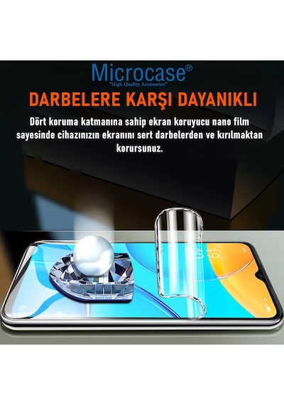 Microcase Poco X8 Pro Max 5g İle Uyumlu Full Tpu Nano Arka Ekran Koruma Filmi - Ekm102