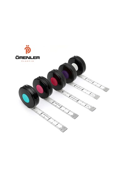 Mezura Otomatik Askılı 1.5 Metre Siyah