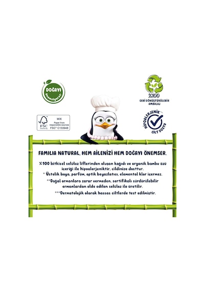 Tuvalet Kağıdı Natural 40'lı 3 Katlı