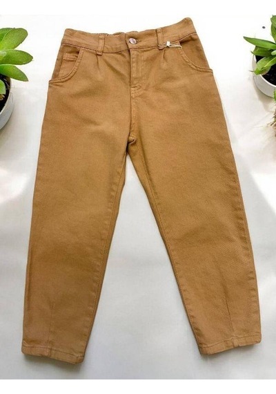 Nk Kids Kız Çocuk Mevsimlik Pensli Gabardin Pantolon-14599 Vizon
