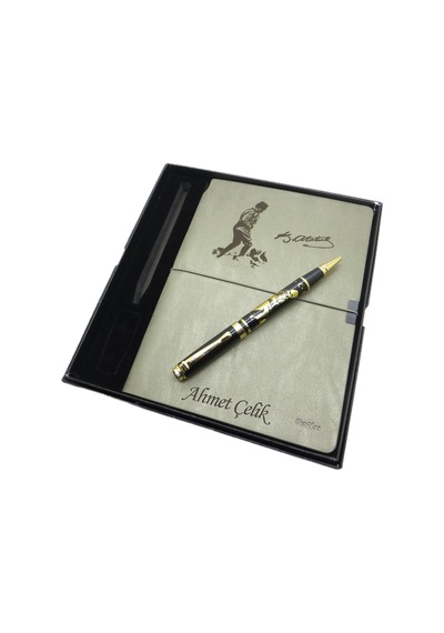 Scrikss İsme Özel Verona Defter K.atatürk İmzalı + İsme Özel Ata